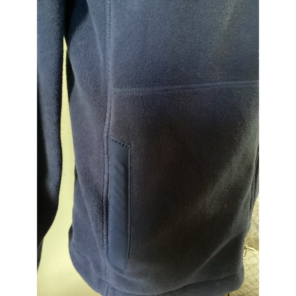 Blue  Full Zip Mens Medium Tek Gear Fleece Jacket Coat - Picture 3 of 10